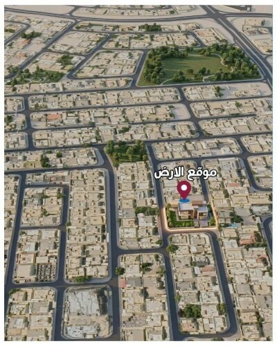 ارض ممتازة 3شوارع بالوكرة 1135م"