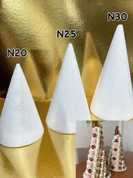 polystyrene pyramids