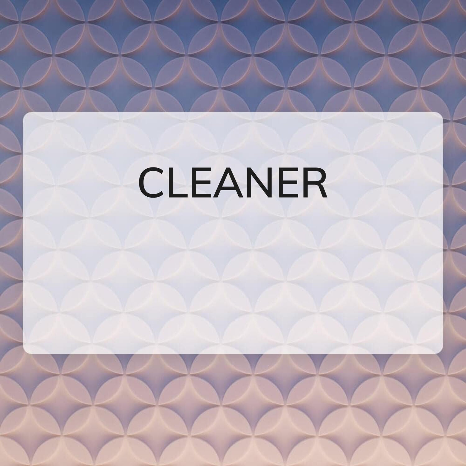CLEANER 