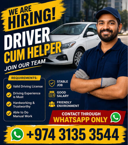 DRIVER CUM HELPER 