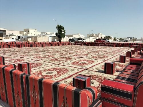 سجاد للحفلات داخل البيوت