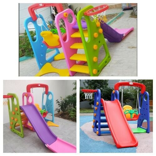 المراجيح مع زحلاقيه اطفال