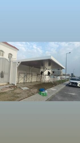 Car parking shade & welding work
