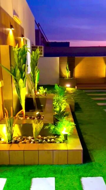 تنسيق وزراعه الحدائق وأحواض الزرع