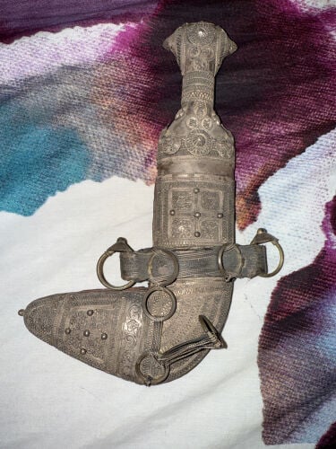  vintage silver Omani Khanjar 