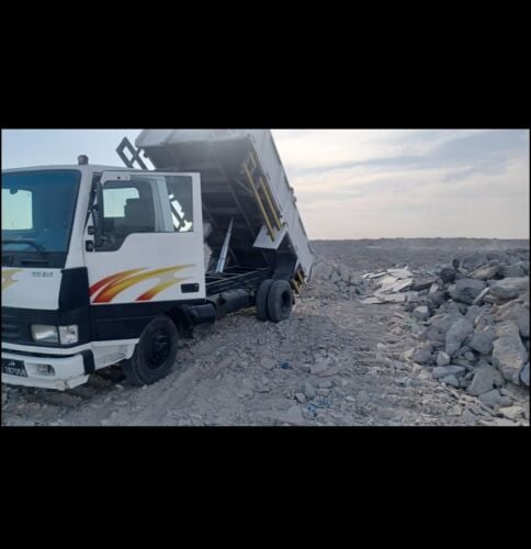 tipper truck boom truck