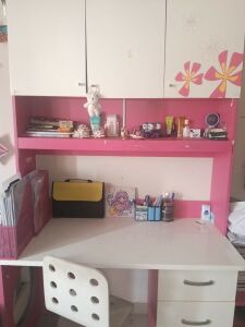 Kids Study table with cabinet