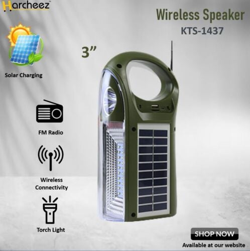 speaker and light and FM radio
