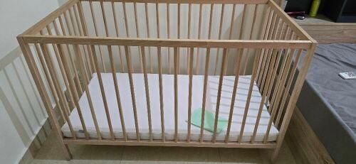 Ikea Crib with Mattresses