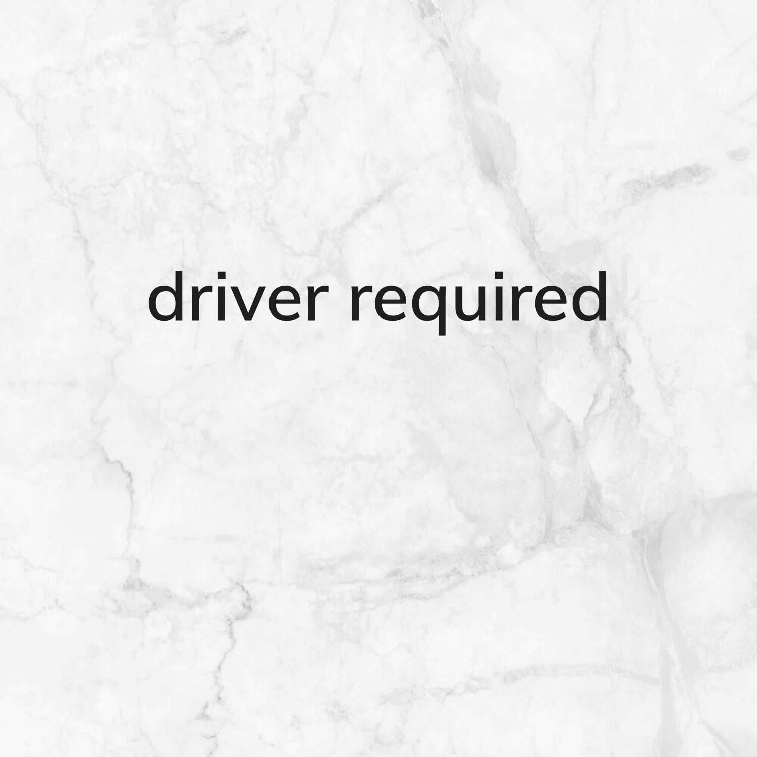 Driver required from india