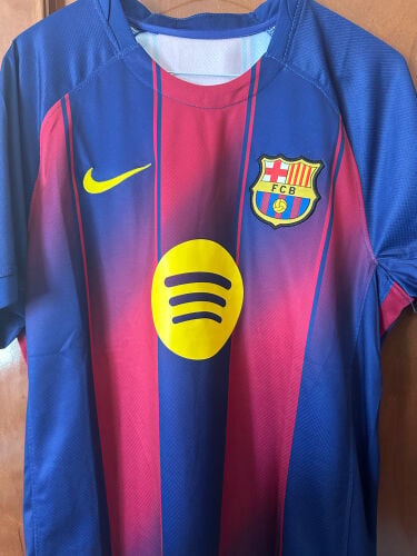 new, unworn Barcelona jersey