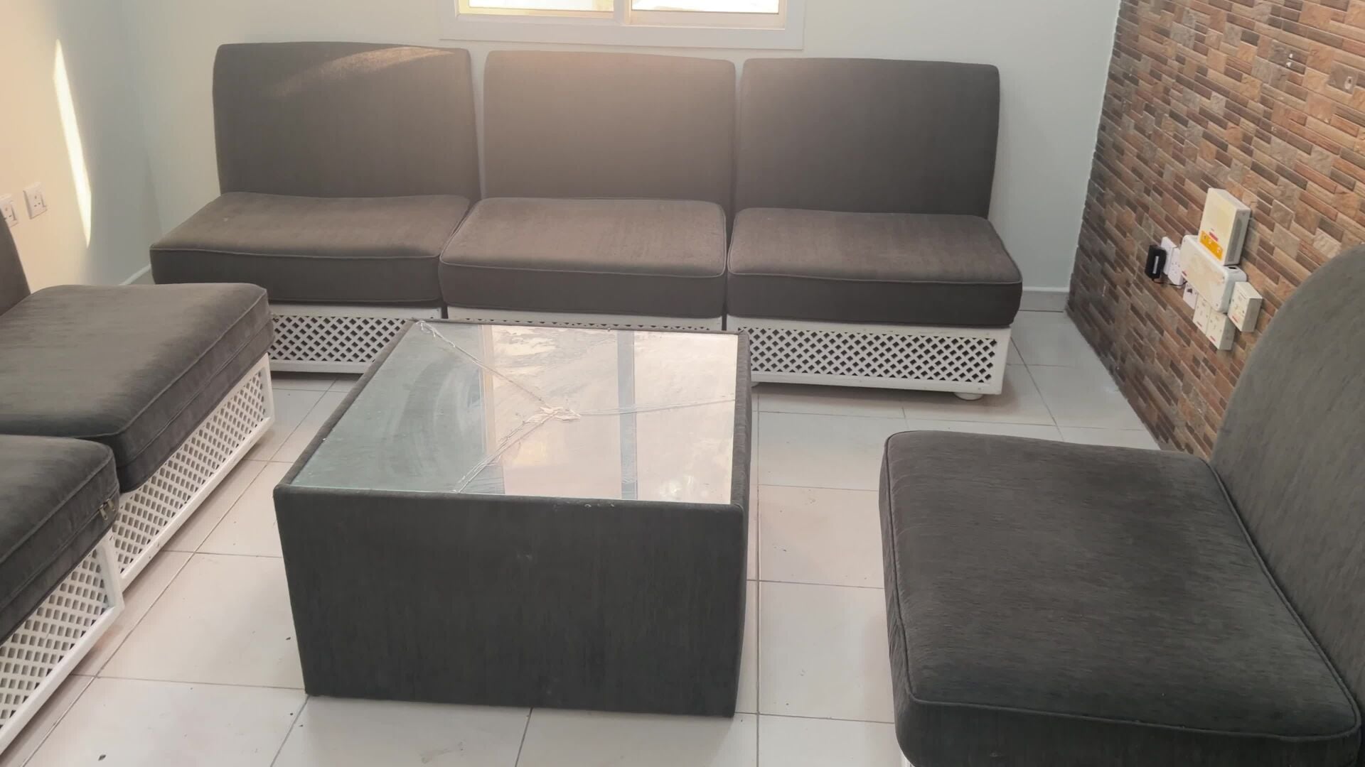 Sofa set with Middle Table