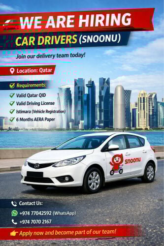 we need Car driver and bike Rider