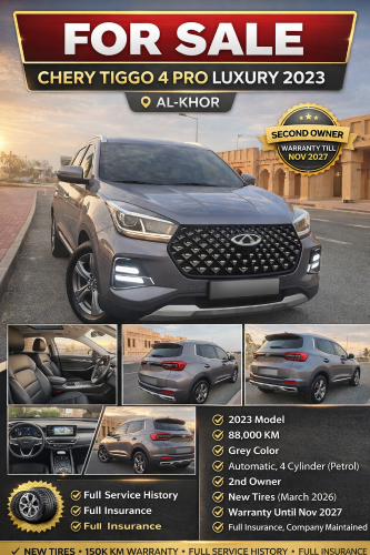 Chery Tiggo 4 pro 2023 full insur