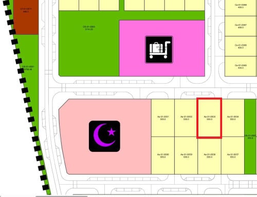 excellent location 555 sqm in Huz