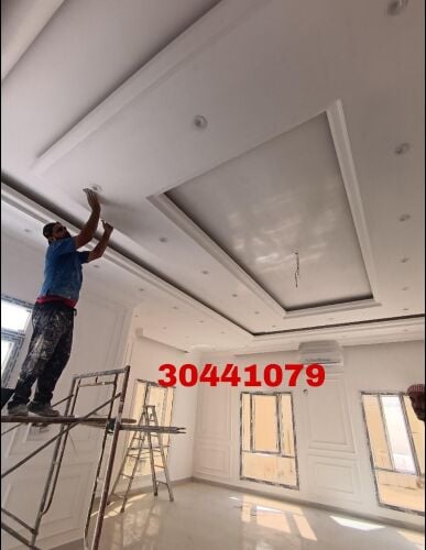 ديكورات الجبس والصبغ