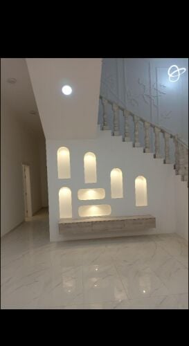 نقوم بعمل الجبس وصبغ