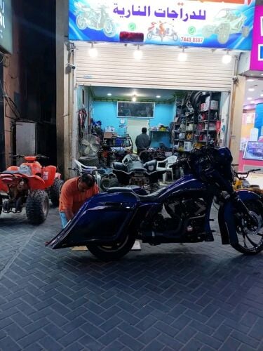 تصليح جميع انواع الدراجات الناريه