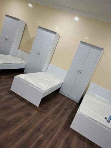 New wooden single bedroom set
