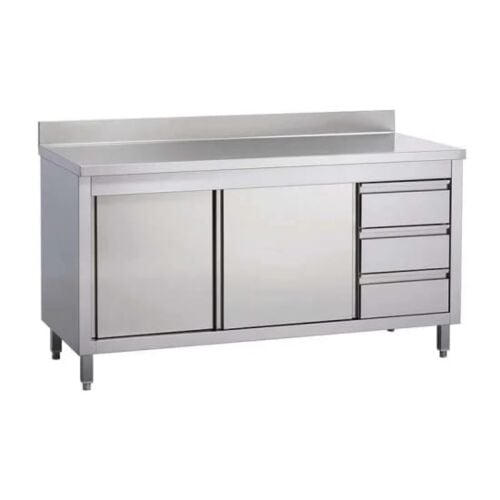 SS Base Cabinet without Drawers