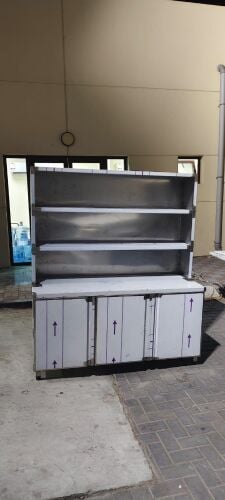 SS Base Cabinet &  Top open cabinet