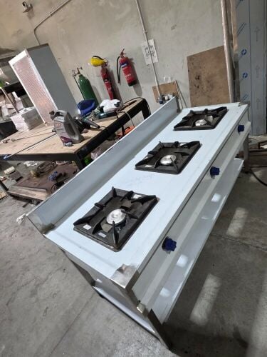 SS Cooking Range 3 Burnner