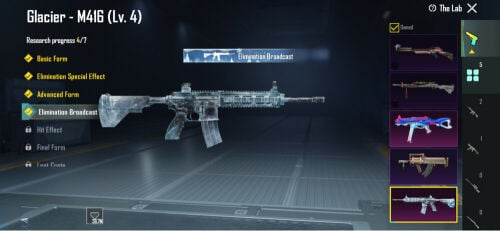 PUBG M4 GLACIER LVL 4 ACC FOR SAL