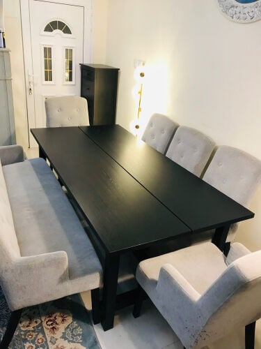 8 chair dining table Ikea