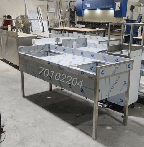 SS Double Sink Bowl table