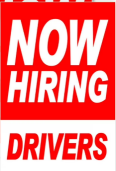 We are currently hiring drivers