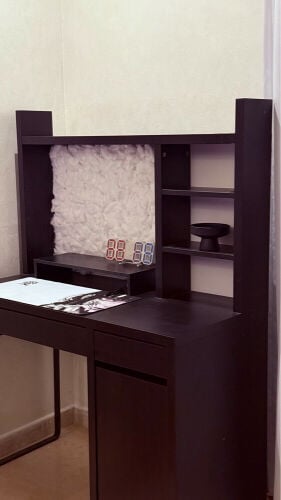 black desk