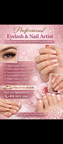 professional nail and lash artist