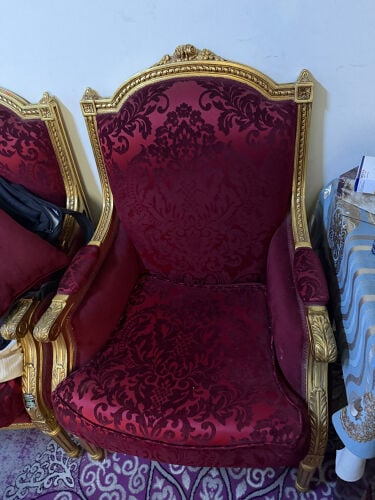 sofa and 4 chairs 