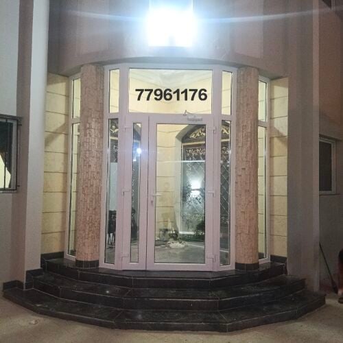 أعمال الزجاج والألمنيوم الخ.