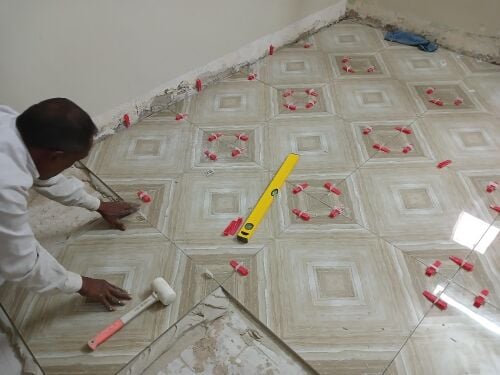 Paint colors, tiles, marble