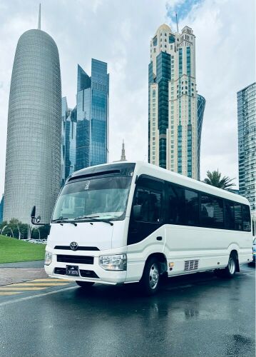 Toyota coaster for rent 
