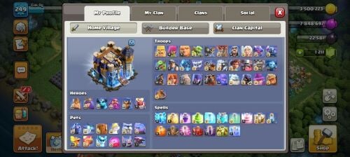 clash of clan account for sale