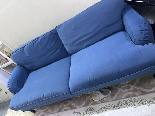Blue sofa double size 