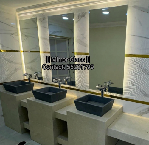 تركيبات زجاج المرايا.