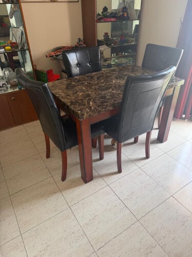 WOODEN DINING TABLE 
