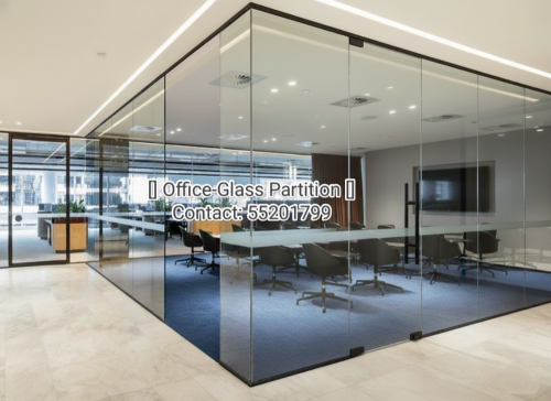 .فاصل زجاجي للمكاتب
