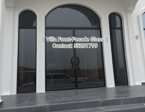 .واجهة زجاجية للمحل/الفيلا