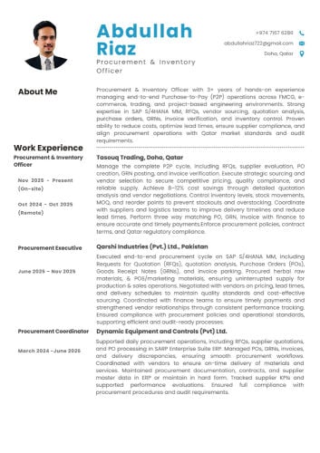 Procurement & Supply Chain