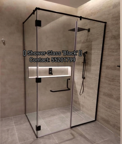 تركيب زجاج الاستحمام.