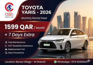 Month + 7 Days | Toyota Yaris -2026