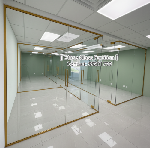 .فاصل زجاجي للمكاتب