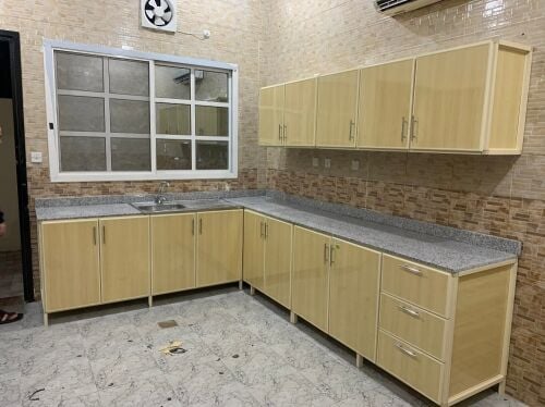 Making Aluminum kitchen cabinet