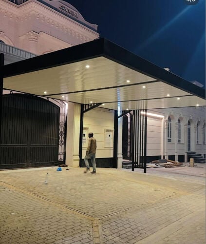 تركيب مظلات وانترلوك