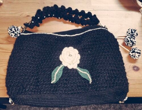 full handmade purse