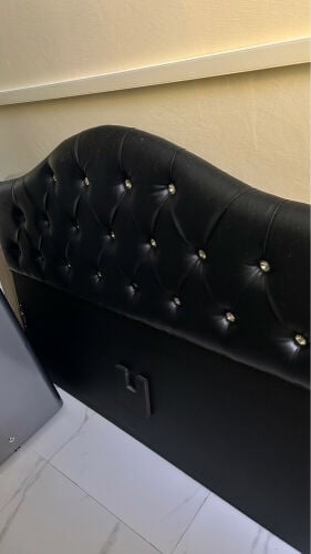 سرير اسود نفرين وكمدينو درجين 